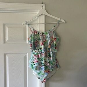 Estivo Woman’s Ruffle One Piece Bathing Suit Summer Swimwear NWT